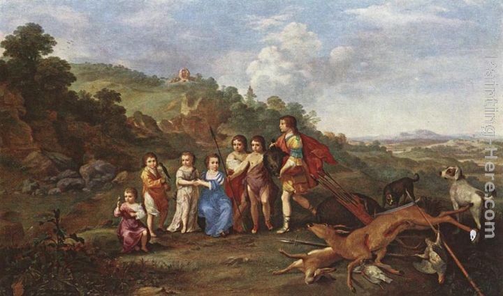 Cornelis van Poelenburgh Children of Frederick V Prince Elector of Pfalz and King of Bohemia